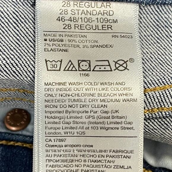 streetwear Banana Republic skinny jeans sz 28R rise medium wash stretch denim - Picture 4 of 12